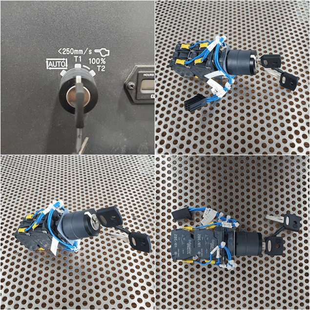 FANUC A05B-2601-K200 R-30iB/R-30iB Plus 3-Mode Key Switch