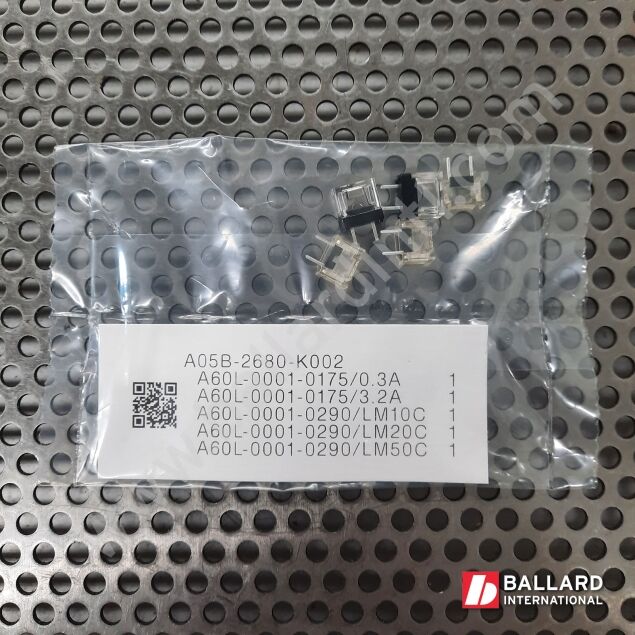FANUC A05B-2680-K002 Spare Fuse Kit E-Stop Unit R-30iB Mate