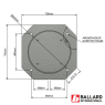 Robot Riser Dimensions Drawing - Fanuc: Arc Mate 100iD, Arc Mate 120iC, Arc Mate 120iD, M-10iD, M-20iA, M-20iB & M-20iD Series Robots