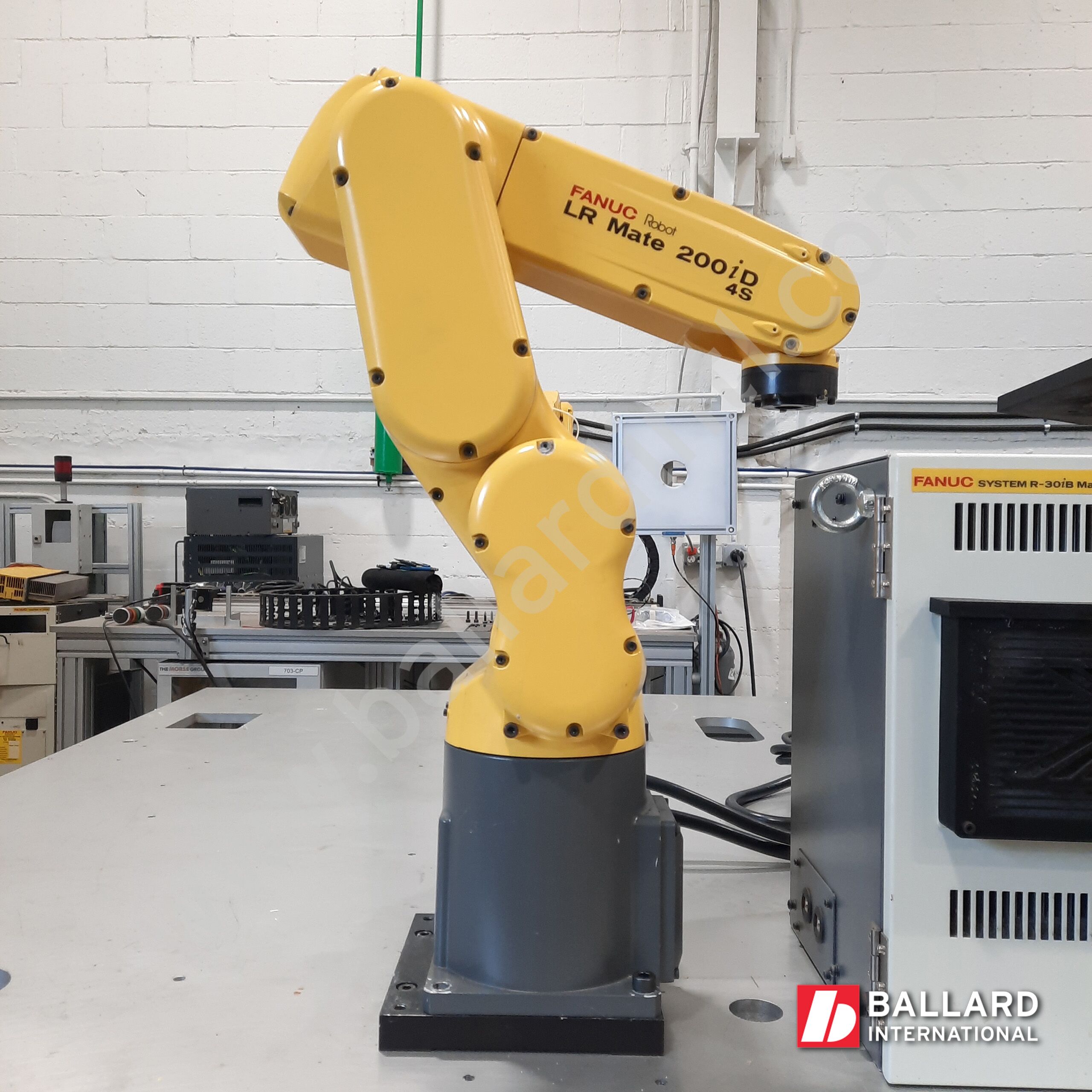 FANUC LR Mate 200iD/4S complete industrial robot system low hours R30iB mate plus controller F256715